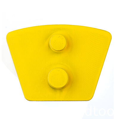 Double Arrow Concrete Grinding Tools With EG Prep Two Pin Locking Diamond  Segments